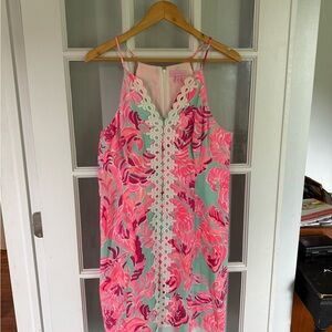 Lilly Pulitzer Pink and Green Dress